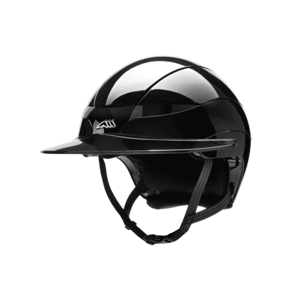 Hovedbilde XANTO - glossy black helmet with metallic logo ...