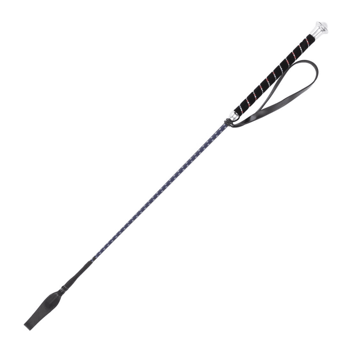 Equipage Ridepisk med striper, assorterte farger