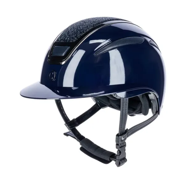 Hovedbilde Covalliero Ridehjelm Elite Polo Patent Blue