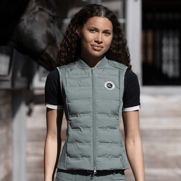 Hovedbilde KLLucy Ladies Hybrid Bodywarmer - Green Agave