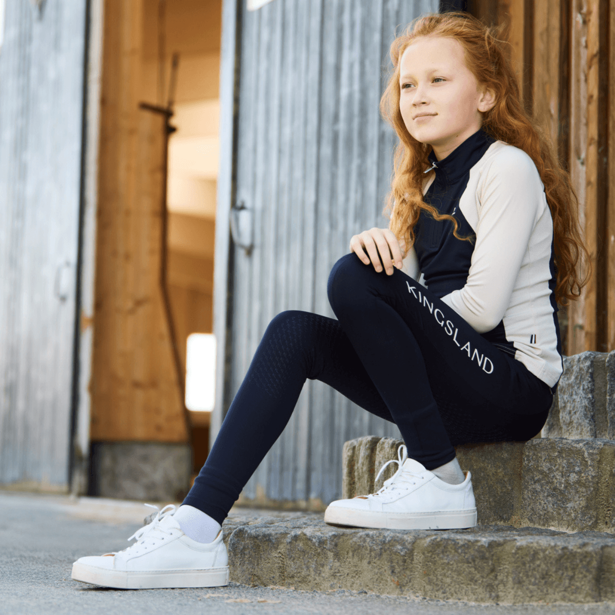 KLLinda Junior F-Grip Tights F-Tec 5 - Navy