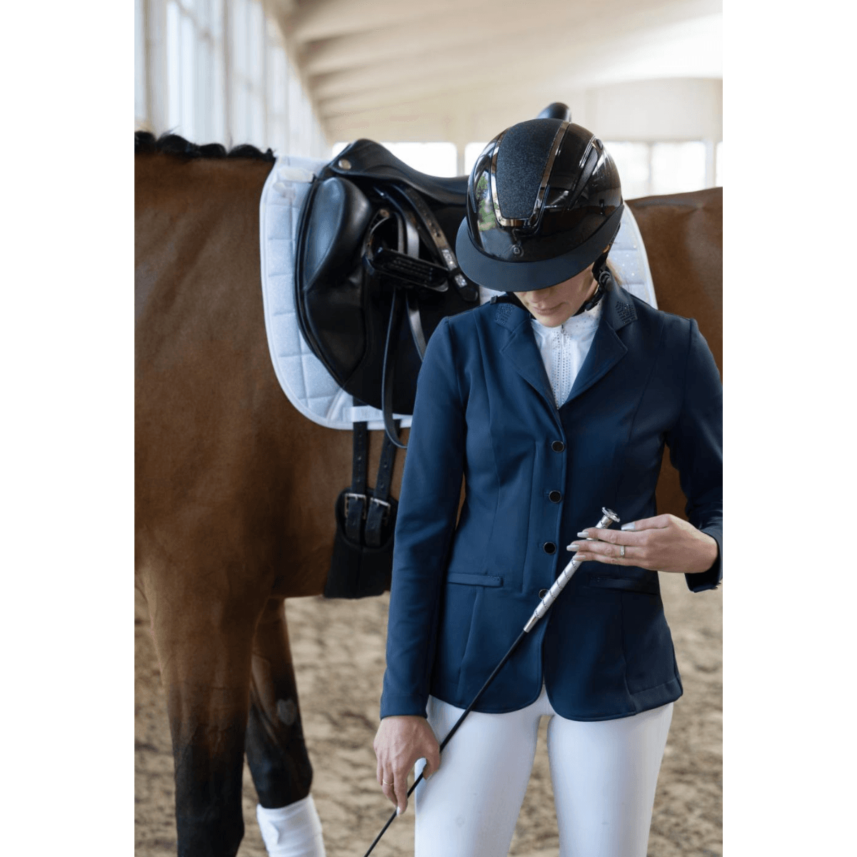 Equipage MIPS Guardian ridehjelm Glossy Glitter top