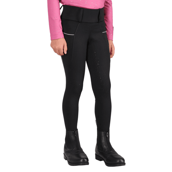 Hovedbilde QHP Riding tights isalyn Junior Full grip 