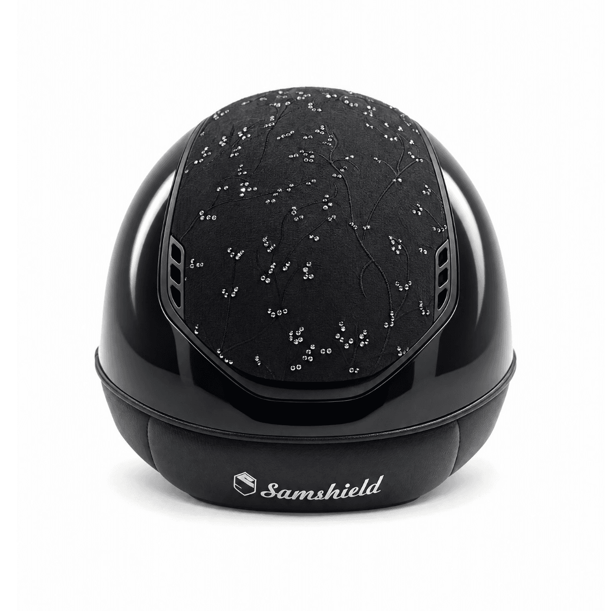 Samshield Miss Glossy Black/Crystal Leaf Flower.sw jewerly